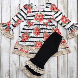 Floral 2 piece girl’s outfit